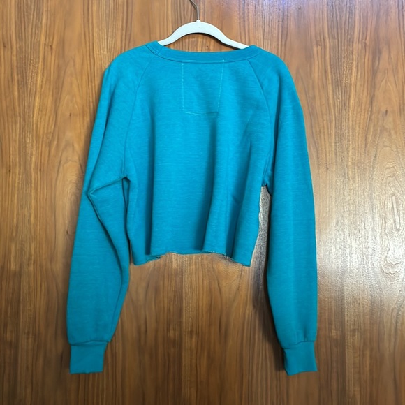 Aviator nation blue cropped sweatshirt - Picture 2 of 5